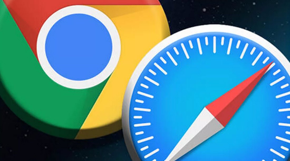 open safari browser chrome