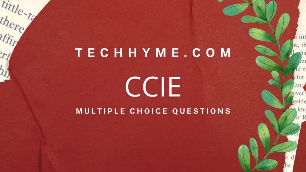 CCIE MCQ Techhyme