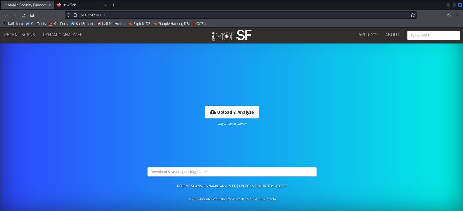 Kali Linux 2022 Installation of MobSF Tool Techhyme