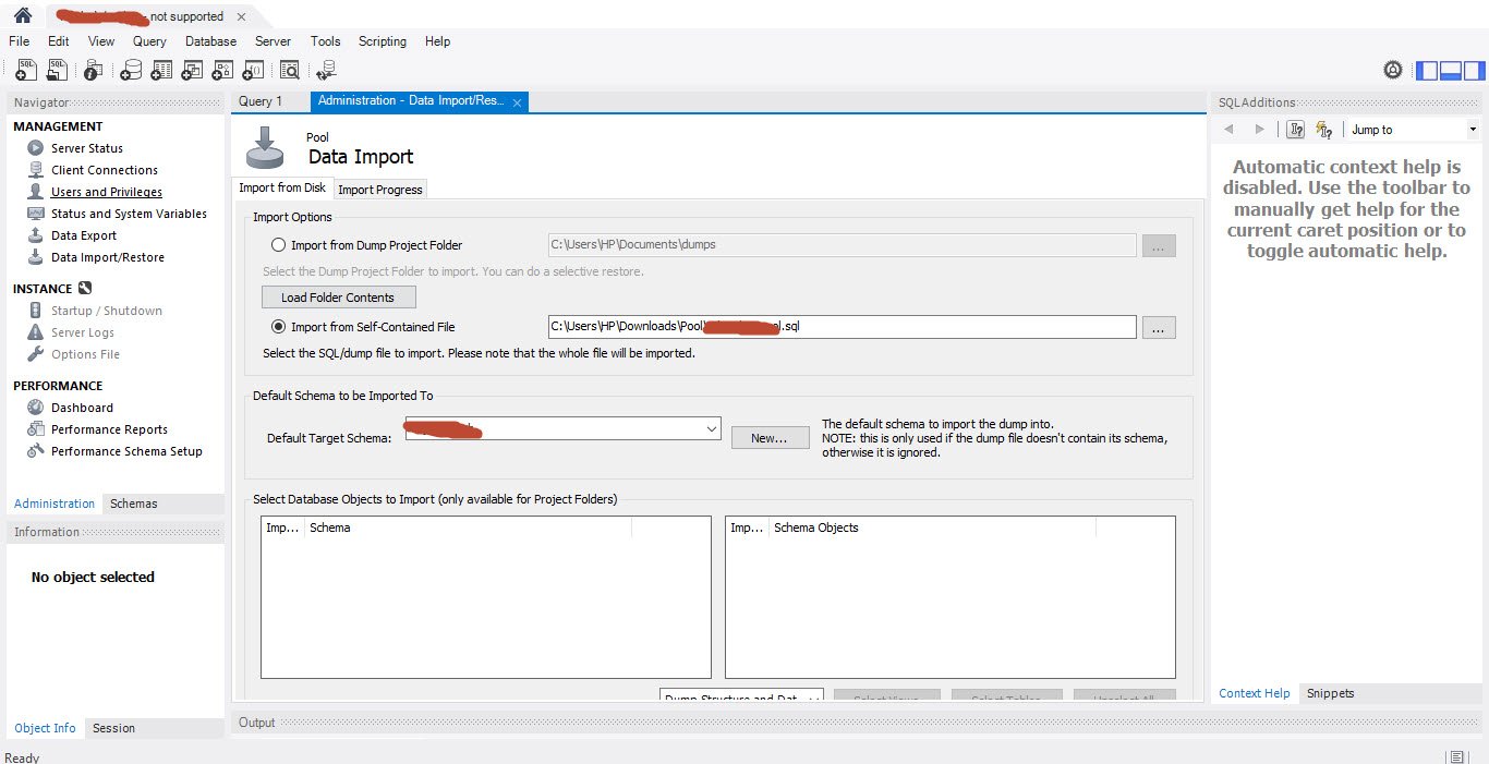 MySQL Import Large Database Using MySQL Workbench Techhyme