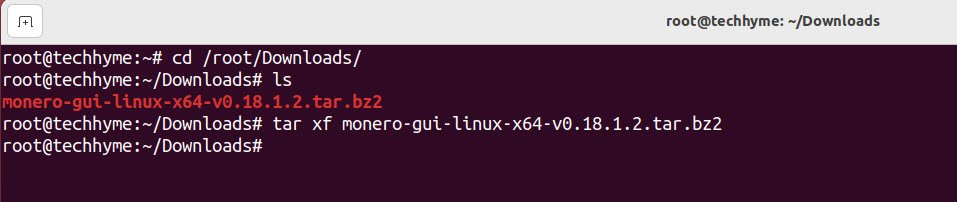 Install Monero Wallet Ubuntu GUI Techhyme