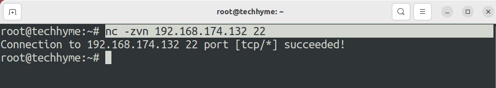 Scan Ports Netcat Techhyme