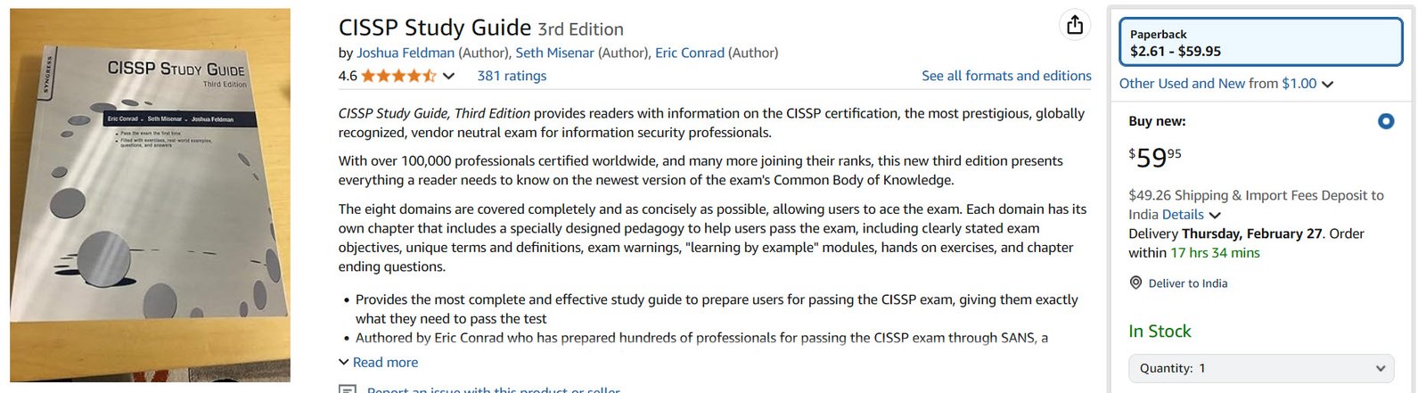 CISSP Study Guide